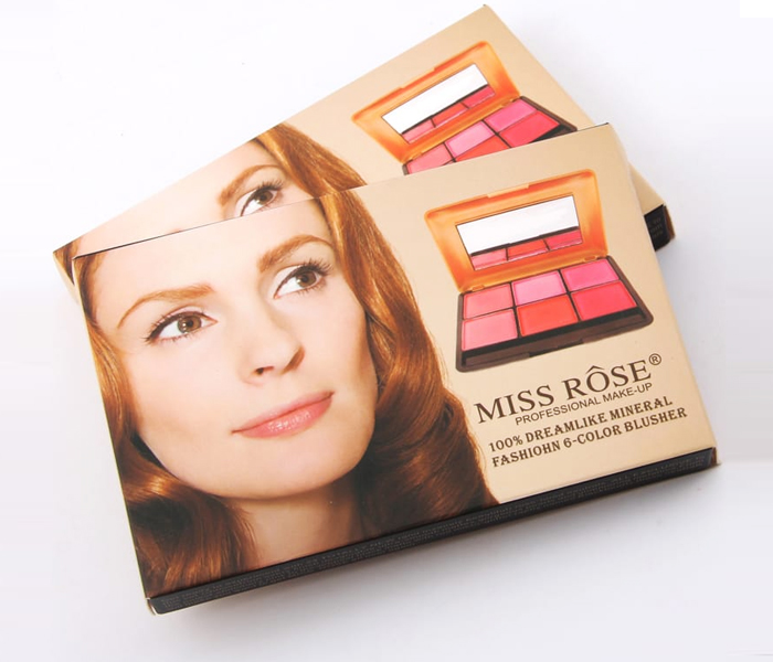 Miss Rose 7004-014Y Professional Make-Up 6-Colors Blusher 01 - Zoom Image 3