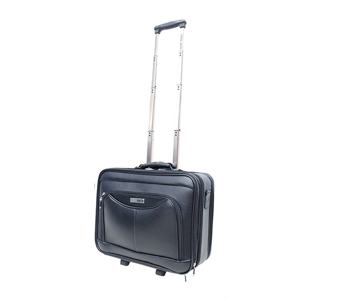 Para John PJPC1012 17-inch 2 Wheel Pilot Case Trolley Bag - Black - Zoom Image 2