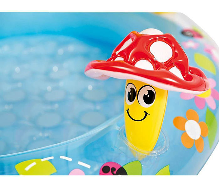 Intex ZX-57114 102 x 89CM Inflatable Mushroom Baby Swimming Built-in Sunshade Water Pool - Zoom Image 3