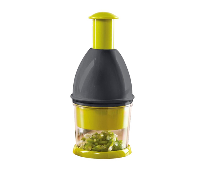 Royalford RF8746 Vegetable Push Chopper - Green & Grey - Zoom Image 2