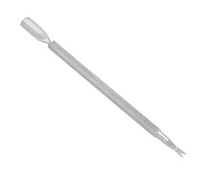 Tips & Toes TT-249 Stainless Steel Cuticle Pusher with Trimmer - Polish Finish - Zoom Image 3