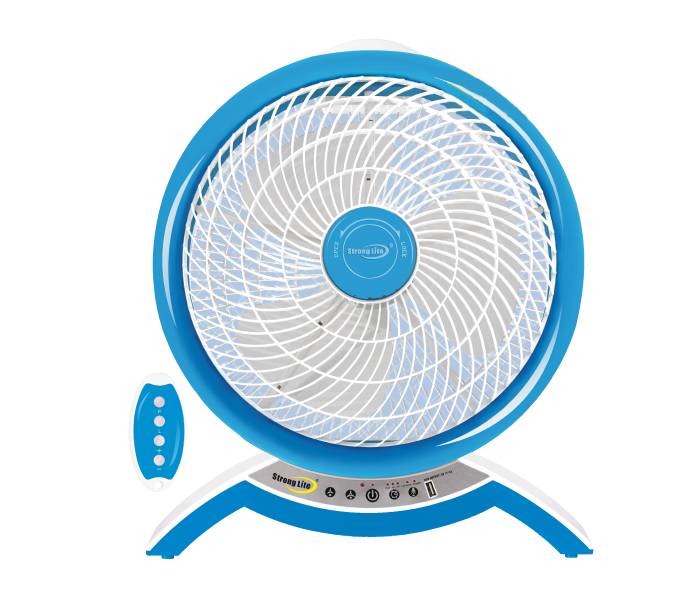 Strong Lite SGL888FE LED Rechargebale Fan - White & Blue - Zoom Image