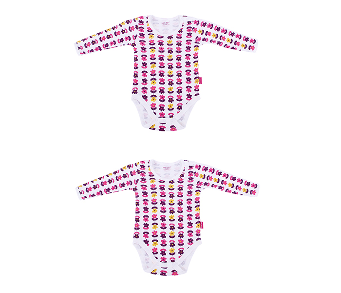 Baby Plus BP2505G 12-18M Girls Long Sleeve Body Suit - 5 Pieces - Zoom Image 3