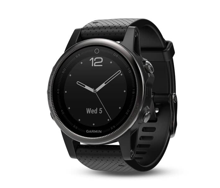 Garmin Fenix5S Multi Sport Smart Watch Silicone Band - Grey and Black - Zoom Image 4