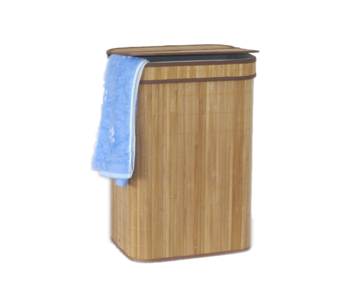 Royalford RF8851 Square Foldable Bamboo Hamper - Zoom Image