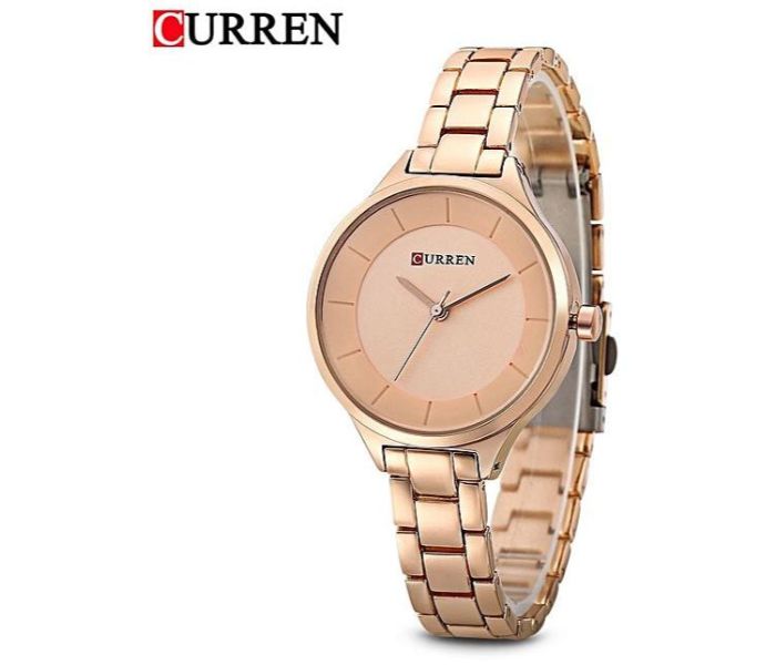 Curren 9015 Casual Fashion Watches For Women Rose Gold - Zoom Image 5