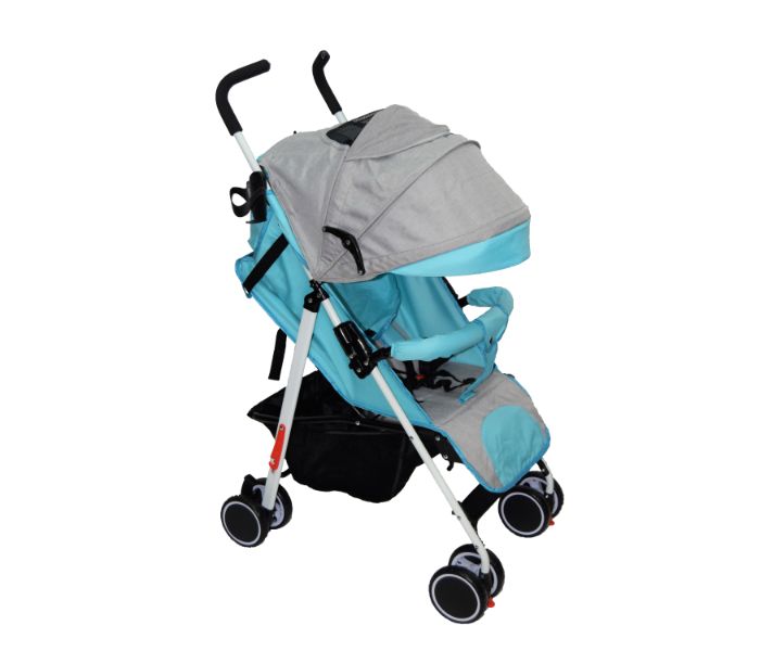 Foldable Baby Stroller AR-136-2 Grey and Blue - Zoom Image 2