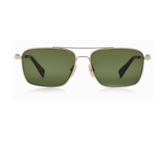 G-Star GS113S4 045 Rectangular Silver Frame & Green Gradient Mirrored Sunglasses for Unisex - Zoom Image