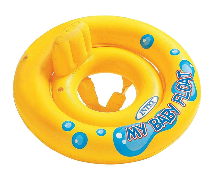 Intex ZX-59574 36.5-inch Inflatable My Baby Float - Yellow - Zoom Image