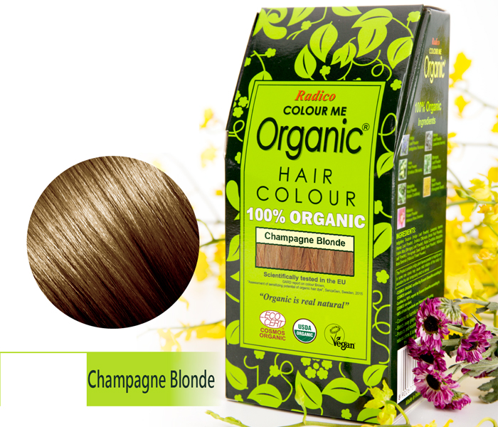 RADICO Colour Me Organic Hair Colour - Champagne Blonde - Zoom Image