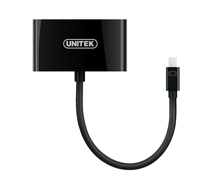 Unitek Y-6328BK Mini DisplayPort to VGA & HDMI Converter - Black - Zoom Image 2