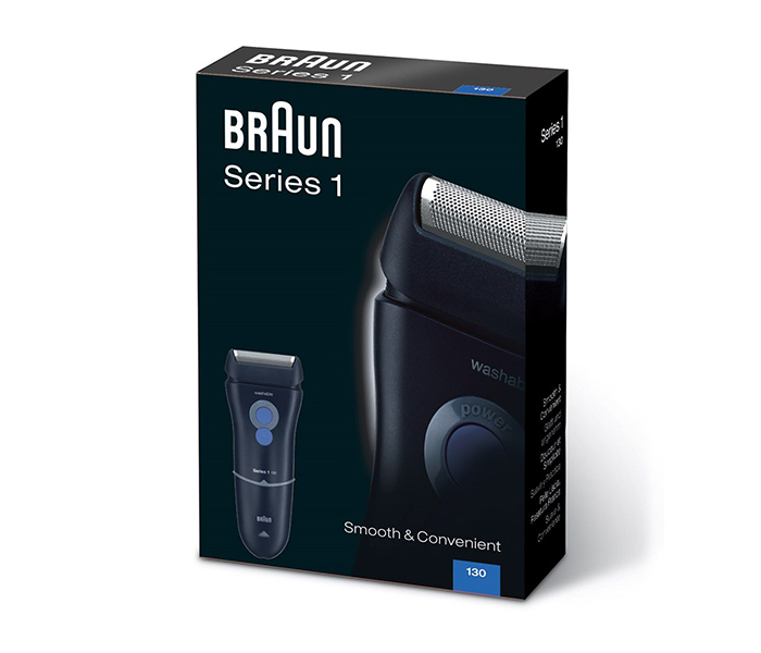 Braun 130 S Series 1 Electric Shaver for Men, Dark Blue - Zoom Image 3