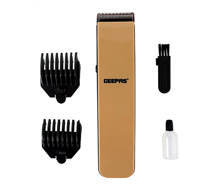 Geepas GTR8712 Rechargeable Hair Trimmer with Precision Steel Blade - Gold - Zoom Image 2