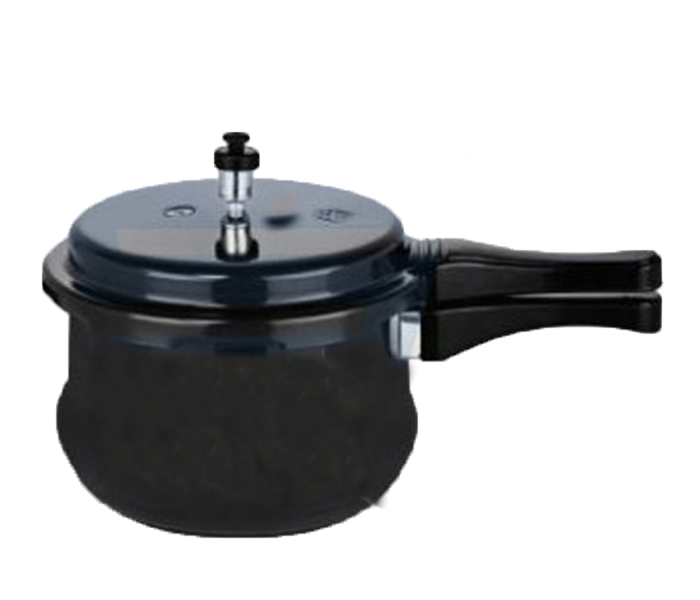 Royalford RF7906 3 Litre Hard Anodized Belly Pressure Cooker - Black - Zoom Image