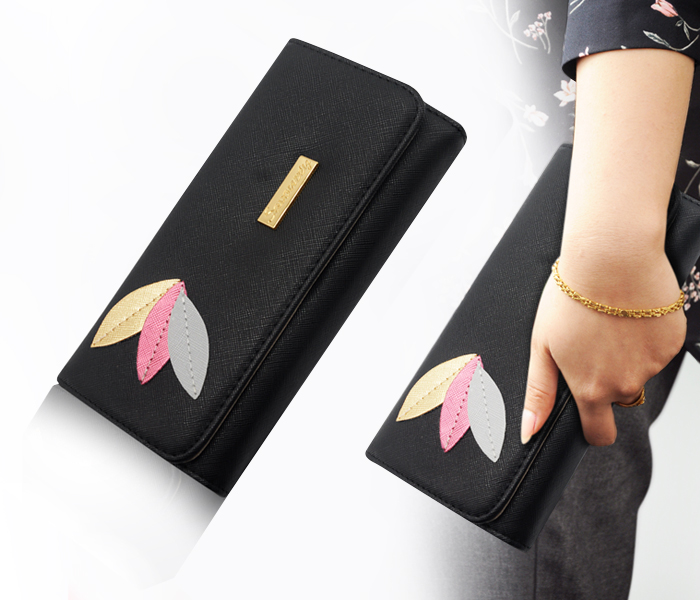 Womens Fashion Leather Wallet BH4214 - Black - Zoom Image 1