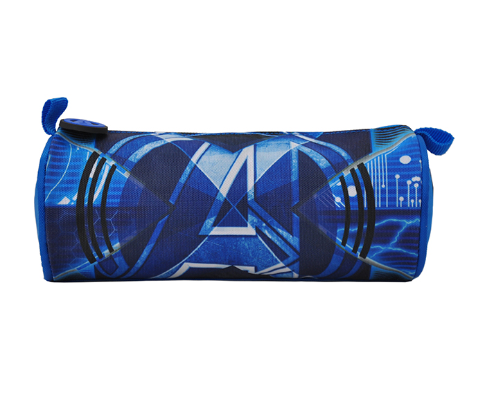 Avengers AVAG08107 A Graphic Round Pencil Case - Blue - Zoom Image