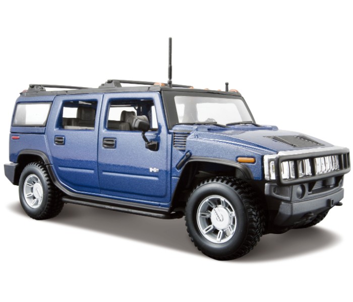 Maisto Tech 31231 1:27 SE (A) 2003 Hummer H2 SUV Blue - Zoom Image