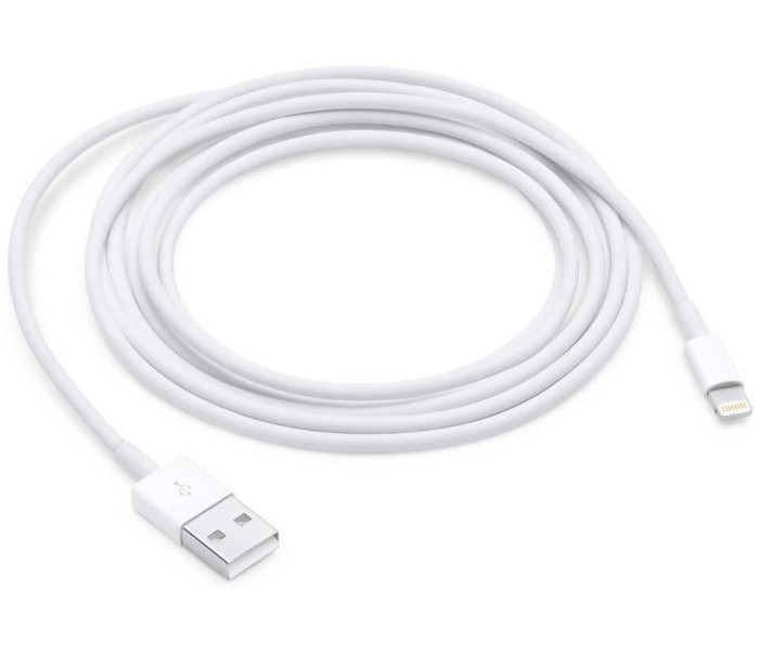 Lightning USB Cable 2 Meter for iPhones LUSBC2 White - Zoom Image 1