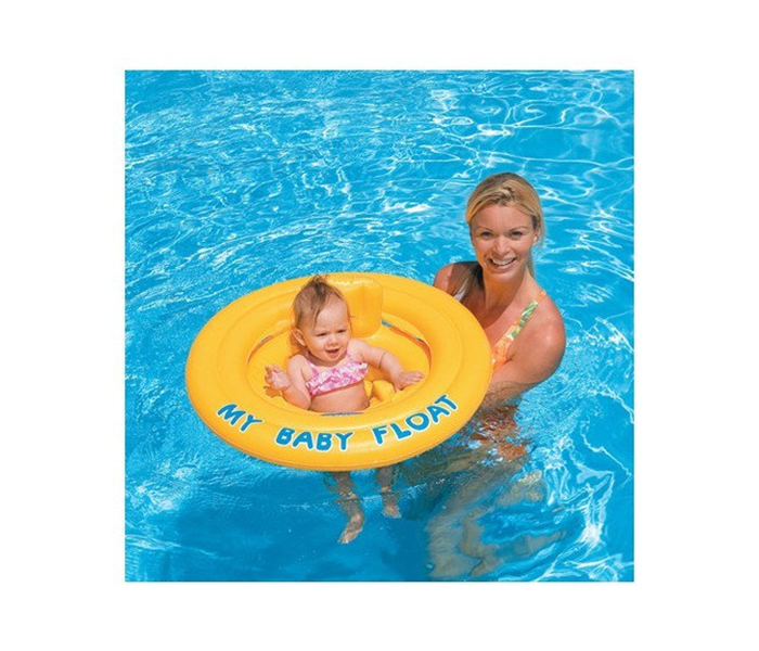 Intex ZX-56575 Inflatable Baby Float - Yellow - Zoom Image 1