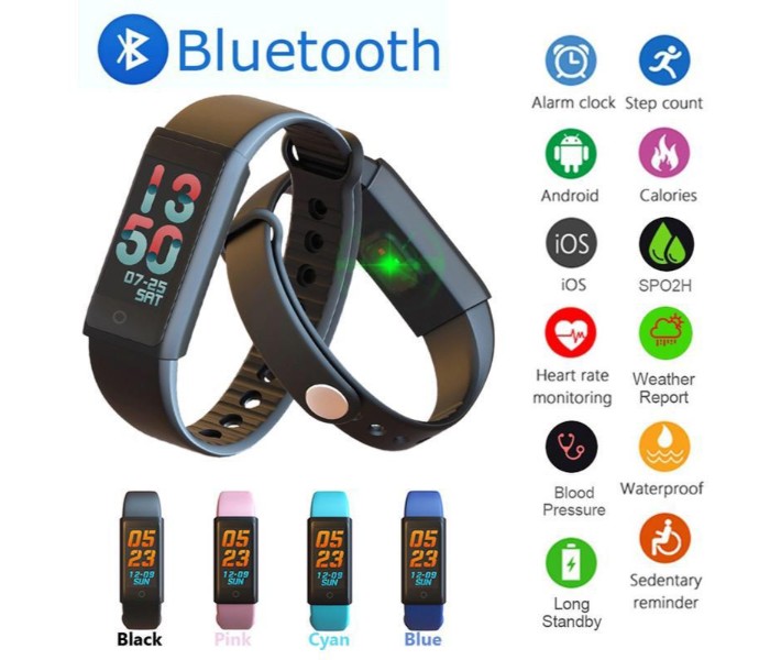 Bluetooth Waterproof Smart Fitness Tracker Wristband F600 Multicolor - Zoom Image 9