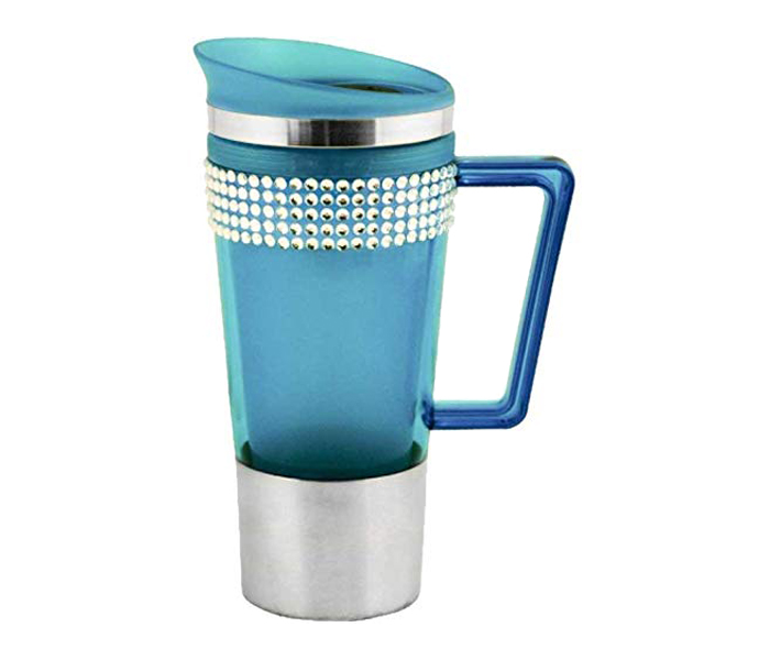 RoyalFord RF5490 Travel Mug 14oz - Blue & Grey - Zoom Image