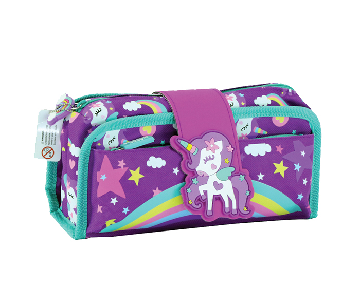 Smily Kiddos SK11003032 Fancy Strap Pencil Case - Purple - Zoom Image 1