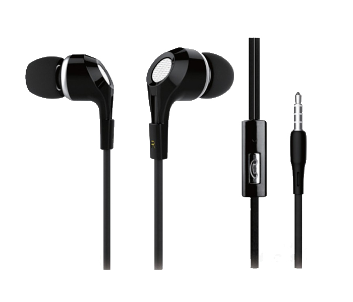 Trands TR-HS977 Great Sound In-Ear Wired Headphone - Black - Zoom Image 3