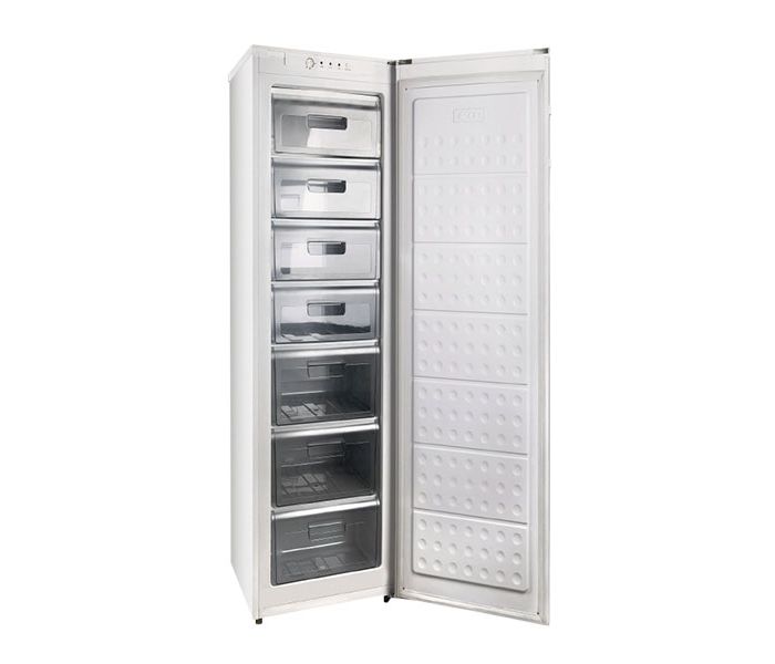 Nikai NUF250N Solid Door Upright Freezer 250 Liter Silver - Zoom Image 1