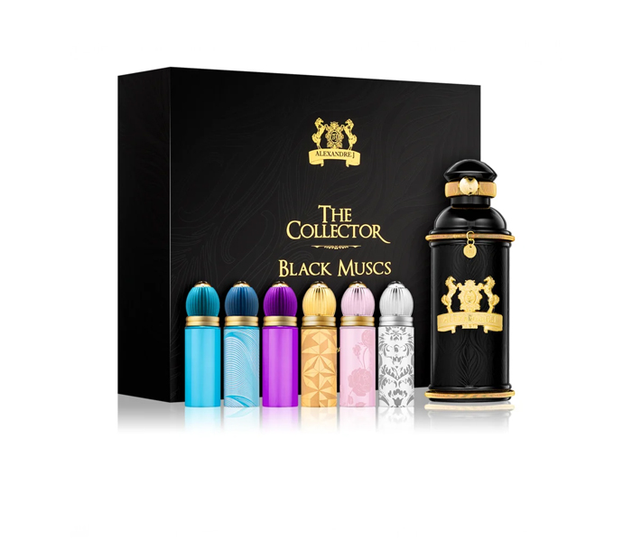 Alexandre J Pack of 6 100ml The Collector Black Muscs Eau De Parfum Collection Set - Zoom Image