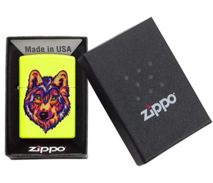 Zippo 29639 28887 Wolf Lighter Yellow - Zoom Image 1