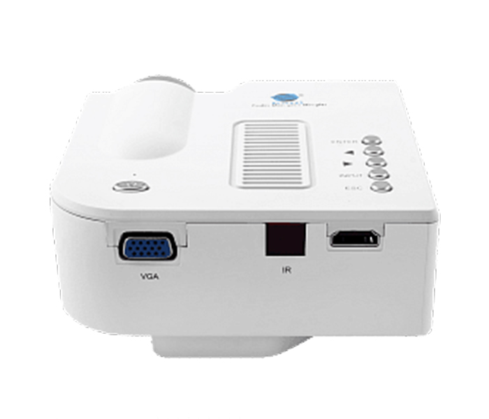 BSNL A8 LED Projector with Remote Control, White - Zoom Image 2