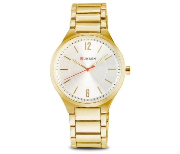 Curren 8280 Quartz Watch For Men Golden - Zoom Image 2