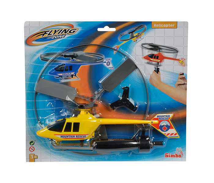 Simba 7207941 Flying Zone Helicopter Pull String - Yellow - Zoom Image