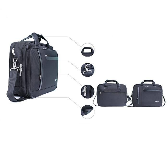 Para John PJLB8029A17 17-inch Laptop Bag - Black - Zoom Image