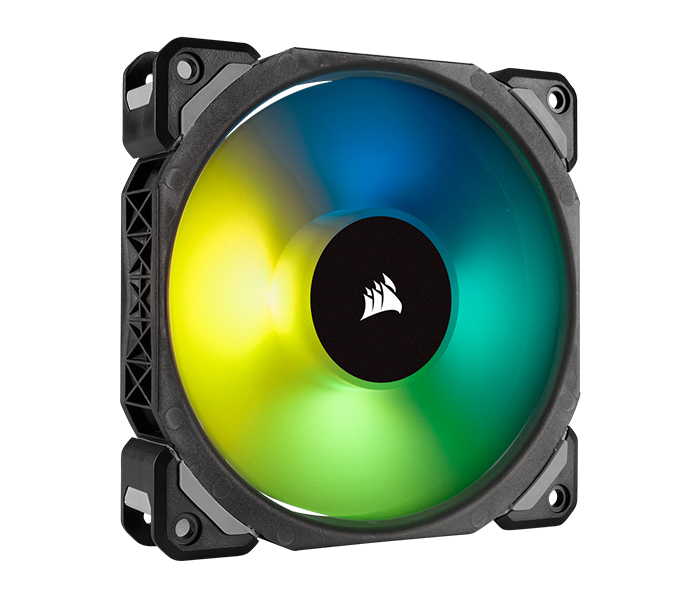 Corsair CO-9050076-WW ML120 PRO RGB LED 120MM PWM Premium Magnetic Levitation Fan - Black - Zoom Image 1