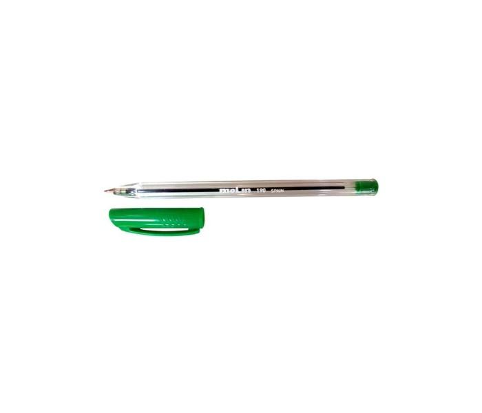 Molin BCN190-50-5 Box Of 50 Nickel Tip Ball Point Pen Green, Clear - Zoom Image