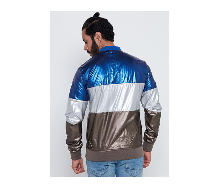 Lynk LY10069 Stylish Bomber Jacket For Men XL - Multi Color - Zoom Image 2