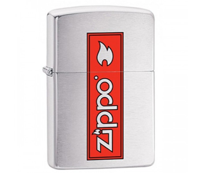 Zippo 29203 200 Logo Lighter Metalic Grey - Zoom Image