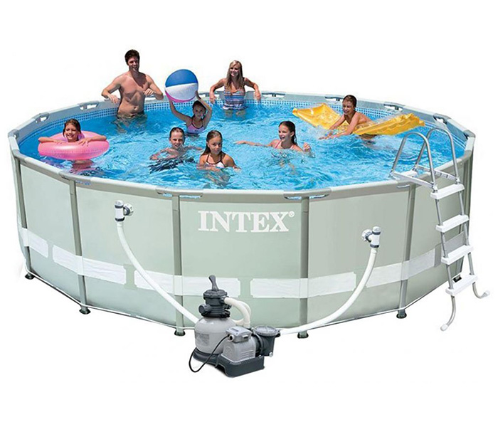 Intex ZX-28324 488 x 122CM Ultra Frame Pool Set - Zoom Image 1