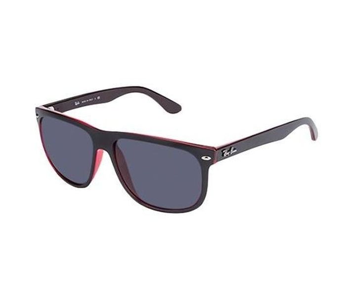 Ray-Ban RB4147 617187 Wayfarer Black & Red Frame and Black Mirrored Sunglasses for Unisex - Zoom Image 2