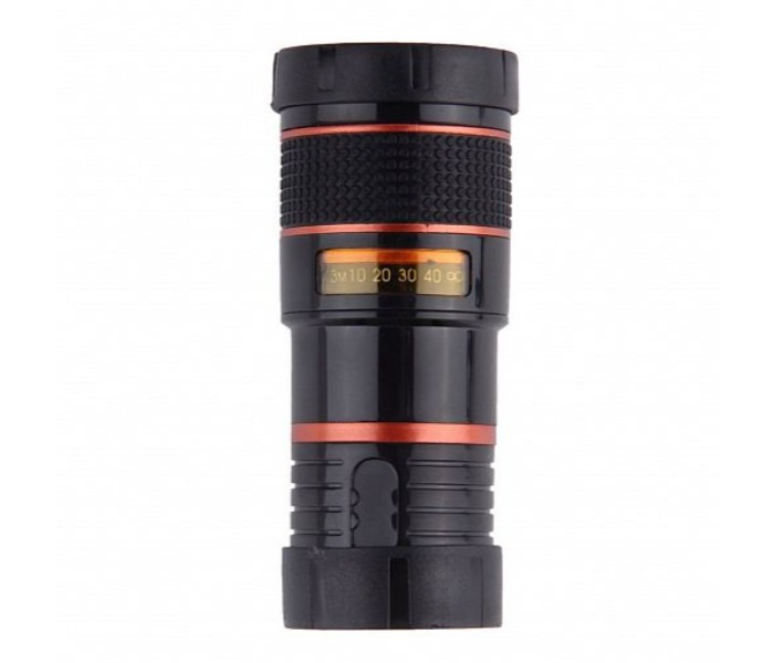 Universal 8-18x Zoom Optical Telescope Lens For Smartphones Black - Zoom Image 6