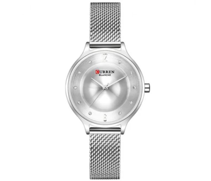 Curren 9036 Analog Quartz Watch For Women Silver - Zoom Image 3