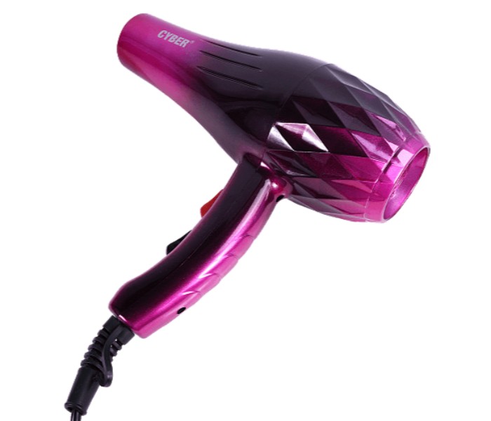 Cyber CYHD-9091 2200W Hair Dryer With Cool Shot Pink and Black - Zoom Image 2