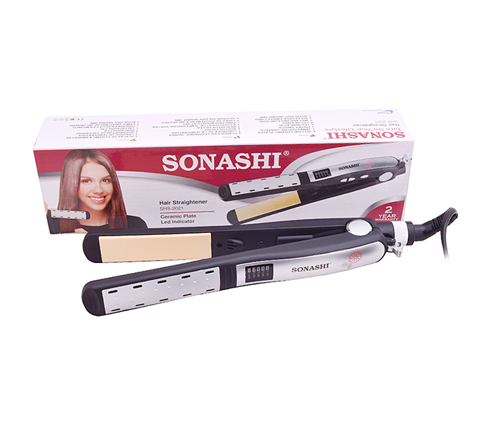 Sonashi SHS-2021 Ceramic Hair Straightener, Black - Zoom Image 3