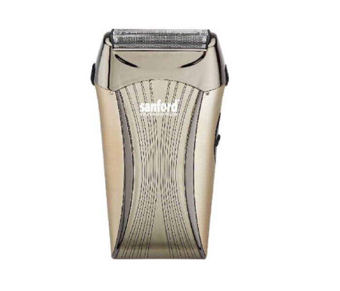 Sanford SF9810MS BS 2W Cordless Double Blade Men Shaver, Gold - Zoom Image