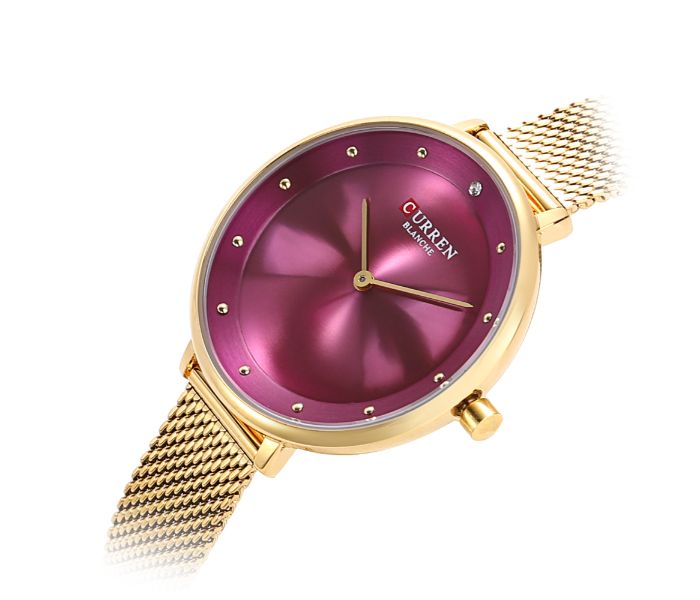 Curren 9029 Stainless Steel Analog Quartz Watch For Women Rose and Gold - Zoom Image 2