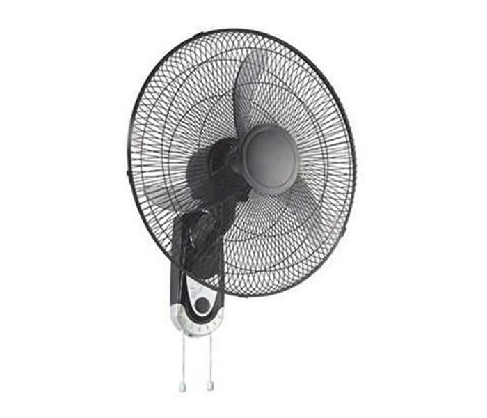 Geepas GF9604 18-inch 3 Speed Wall Fan - Black - Zoom Image