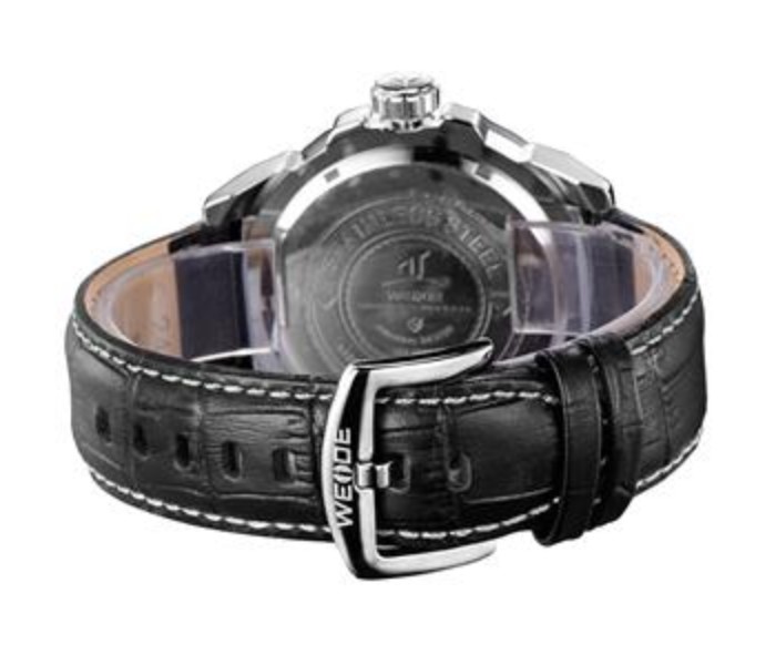 Weide UV 1605LB Mens Analog and Complete Calendar Watch Black - Zoom Image 3