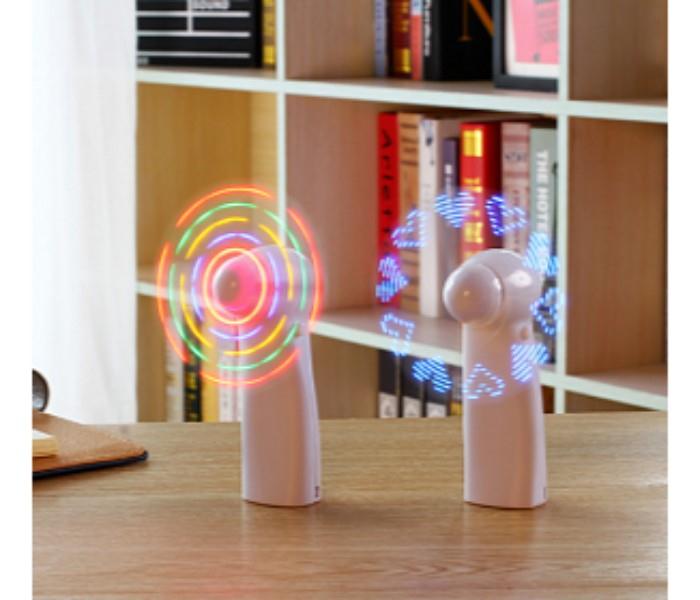  Multi Color Spark Portable Mini Message Fan  - Zoom Image 1