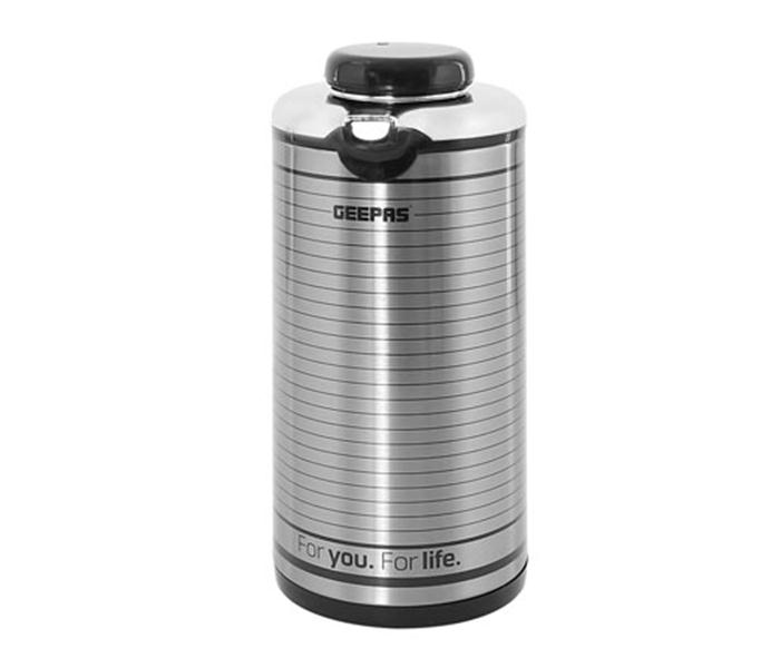 Geepas GVF5259 1.3 Litre Hot and Cold Vacuum Flask - Brown - Zoom Image 3